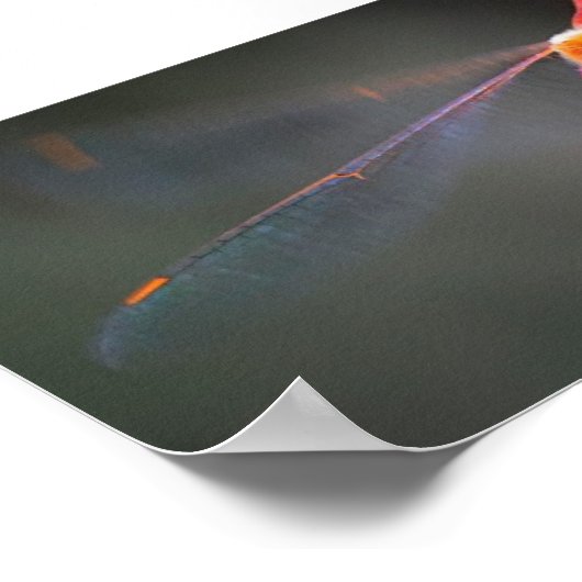 Poster Macro Dragonfly tijdens de vlucht (Hoek)