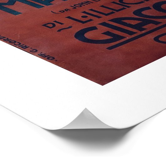 Poster Madama Butterfly Vintage (1904) (Hoek)