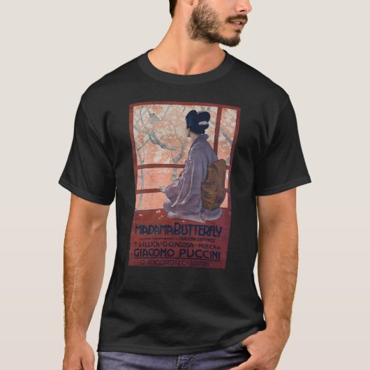 Poster Madama Butterfly Vintage (1904) T-shirt (Voorkant)