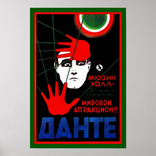 POSTER  MAGIC MAN MAGICIAN HANDS ARTIST POP (Voorkant)