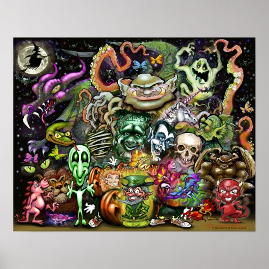 Poster Magische creaties (Voorkant)