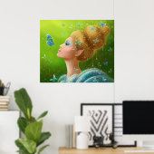 Poster "Magische vlinders" (Thuiskantoor)