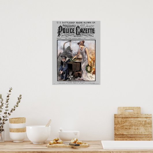 Poster Maine (Keuken)