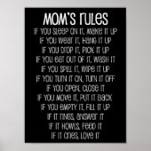 Poster Mam-regels (Voorkant)