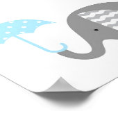 Poster - Mama & Baby Elephant (Hoek)