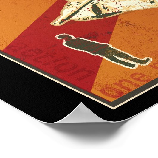 POSTER Man DISOBEY Tank (Hoek)