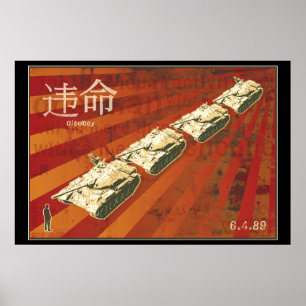 POSTER Man DISOBEY Tank