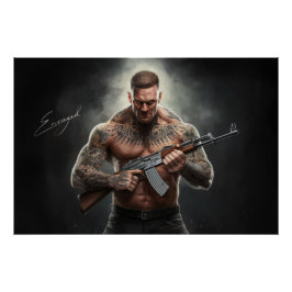 Poster Man Enraged