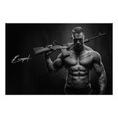 Poster Man Enraged 05 (Voorkant)