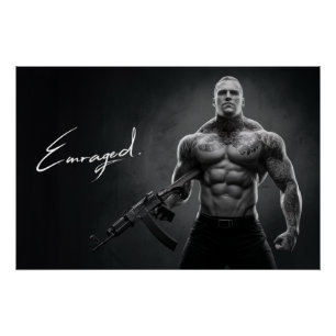 Poster Man Enraged 07