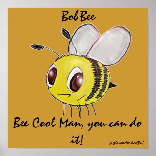 Poster Man van bijen (Voorkant)