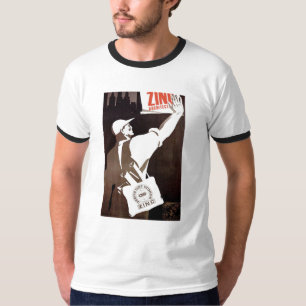 poster man zinc propganda t-shirt
