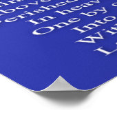 Poster Manchester Regenboog Gedicht (Hoek)