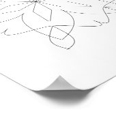 Poster - Mandala naar kleur (Hoek)