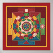 POSTER Mandala van 5 Elementen - begint van $14.25 (Voorkant)