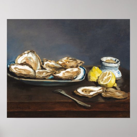 POSTER : MANET : OYSTERS : 1864 - 65 (Voorkant)