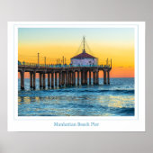 Poster Manhattan Beach Pier (Voorkant)