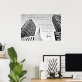 Poster - Manhattan New York LDS Temple (Thuiskantoor)