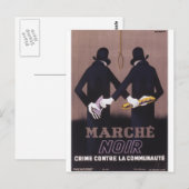 Poster Marche Propaganda Briefkaart (Voorkant / Achterkant)