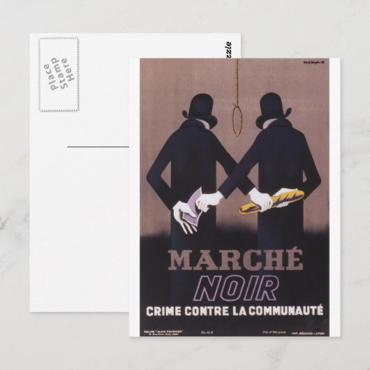 Poster Marche Propaganda Briefkaart (Voorkant / Achterkant)