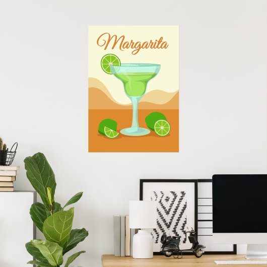 poster "Margarita" (Thuiskantoor)