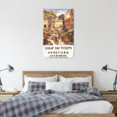 Poster Marktonderzoek Canvas Afdruk (Insitu (Slaapkamer))