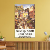 Poster Marktonderzoek Canvas Afdruk (Insitu (Woonkamer))