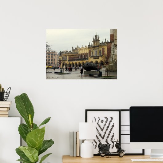 Poster Marktplein (Thuiskantoor)