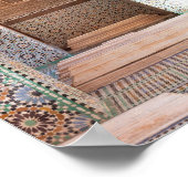 Poster - Marokkaanse architecturen (Hoek)