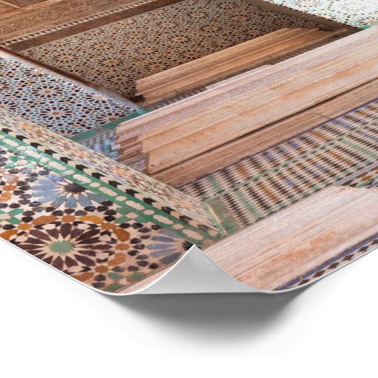 Poster - Marokkaanse architecturen (Hoek)