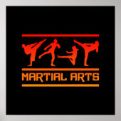 Poster Martial Arts - pas aan! (Voorkant)