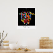 Poster: Mascara van Flavio Rossi Poster (Keuken)