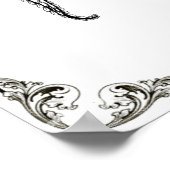 Poster "Masquerade Art van mevrouw Dee" kleuren (Hoek)