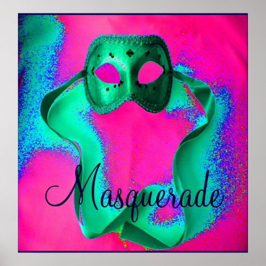 poster "Masquerade I" -  (Voorkant)