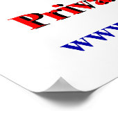 Poster-Master Perry Front Kick-Private Room Poster (Hoek)