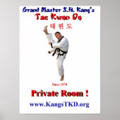 Poster-Master Perry Front Kick-Private Room Poster (Voorkant)