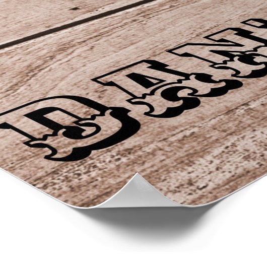 Poster Matte Cowboy Boot and Pet (Hoek)