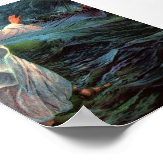 Poster: Matthew 14:29-30 Poster (Hoek)