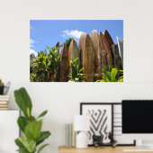 Poster Maui Surfboard (Thuiskantoor)