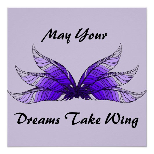 Poster - May Your Dreams Take Wing (Voorkant)