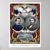 Poster McClellan en Pendleton Campaign (Voorkant)