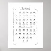 Poster med tvättråd (Voorkant)