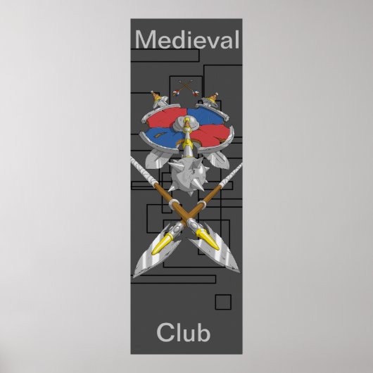 poster medieval club (Voorkant)