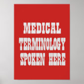 Poster medische terminologie (Voorkant)