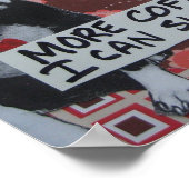 POSTER-MEER KOFFIE GELIEVE. IK KAN SLAPEN POSTER (Hoek)