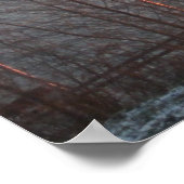 Poster meer Shore Sunset (Hoek)