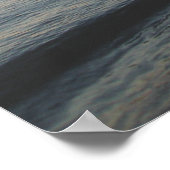 Poster meer superieure zon bovenop het schiereilan (Hoek)