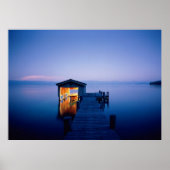 Poster meer Tahoe Sunset (Voorkant)