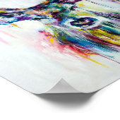 Poster - Meerkleurige trap (Hoek)