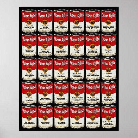 Poster mensenrechten (Voorkant)